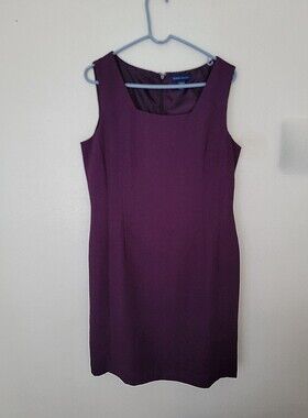 Karen Scott Sleeveless Square Neck Sheath Dress